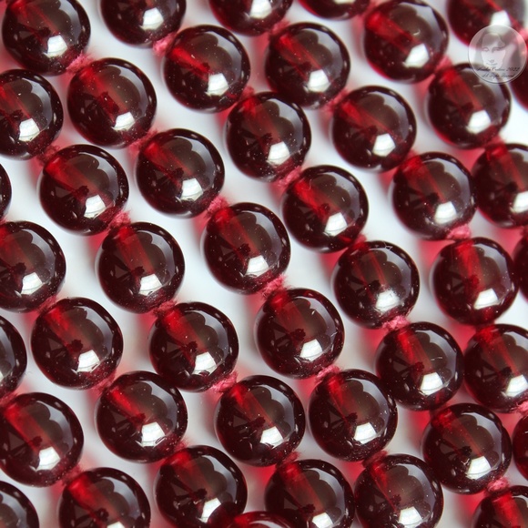 Nolan Miller Necklace Multistrand Red Glass Beads Rhinestones Clasp Vintage 80s - Picture 6 of 10